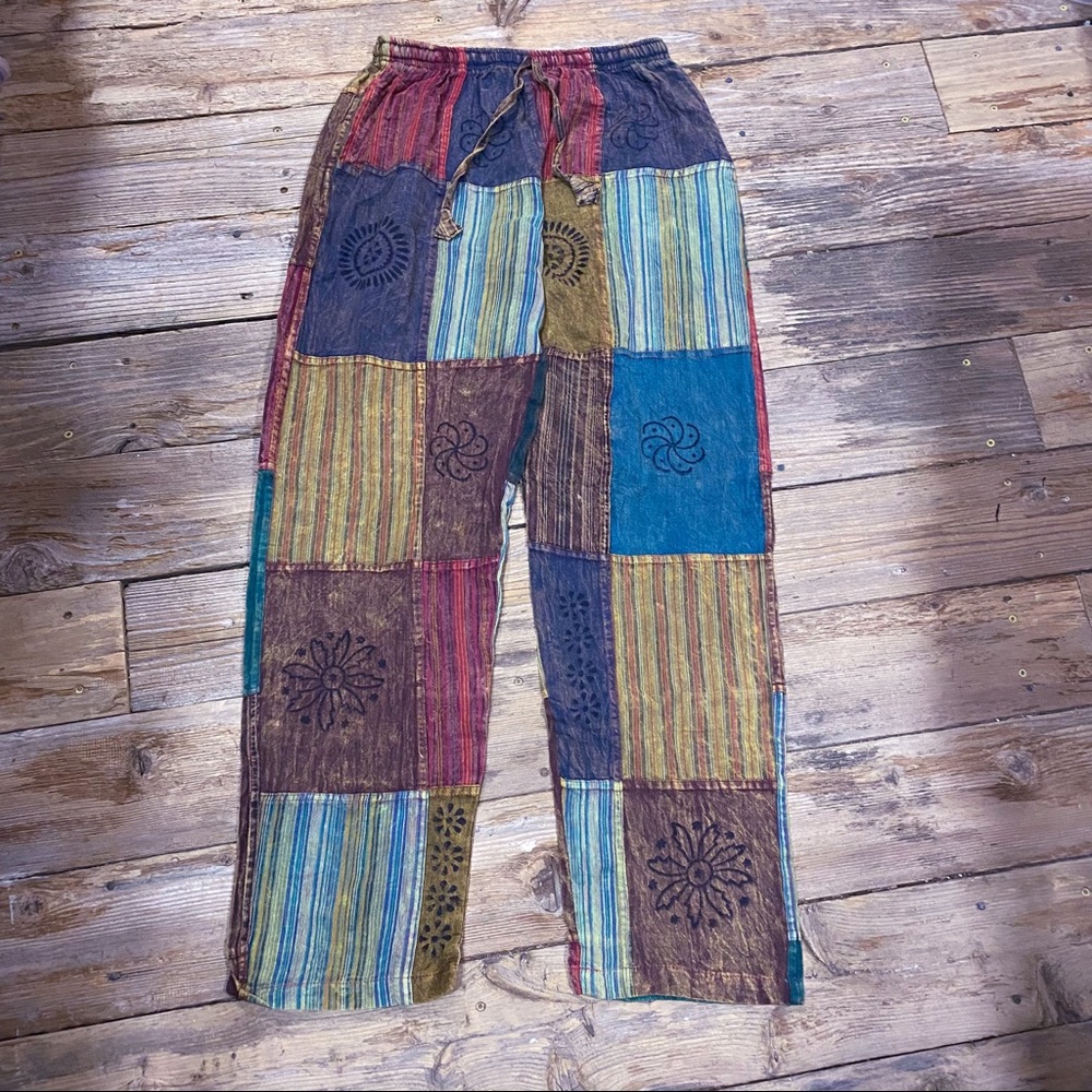 Boho Hippie patchwork pants